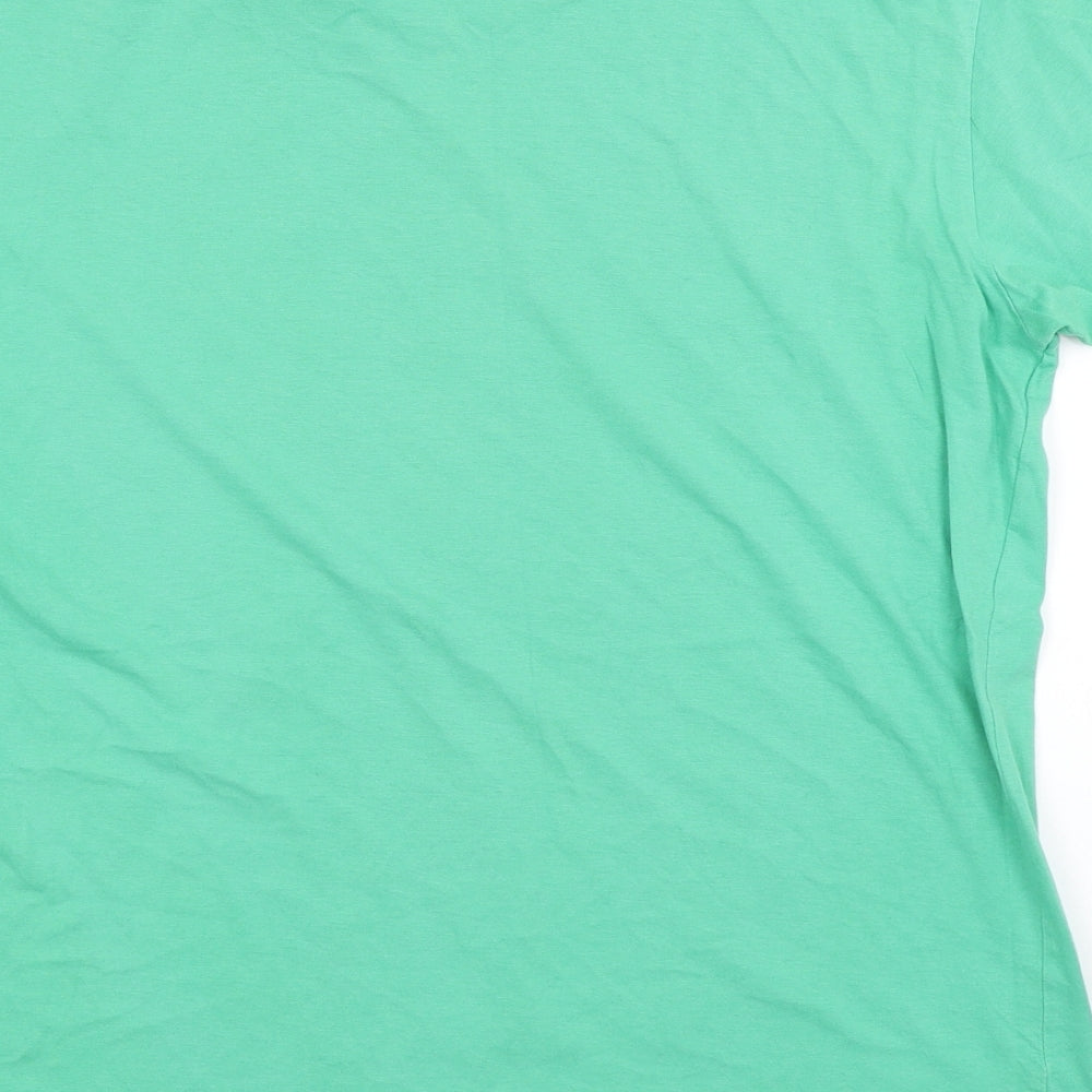 Preworn Mens Green    T-Shirt Size M