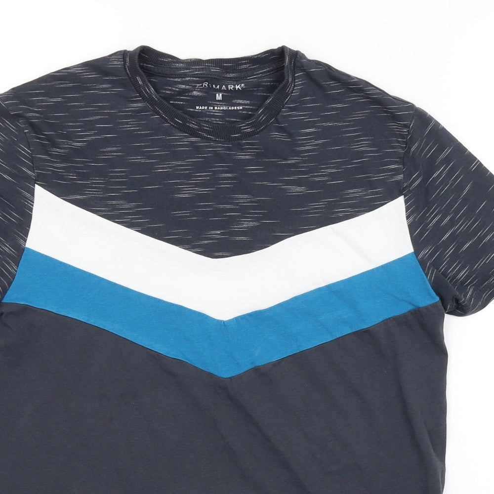 Primark Mens Grey    T-Shirt Size M