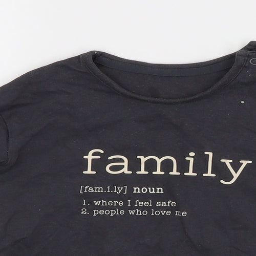 George Baby Grey   Basic T-Shirt Size 18-24 Months  - FAMILY