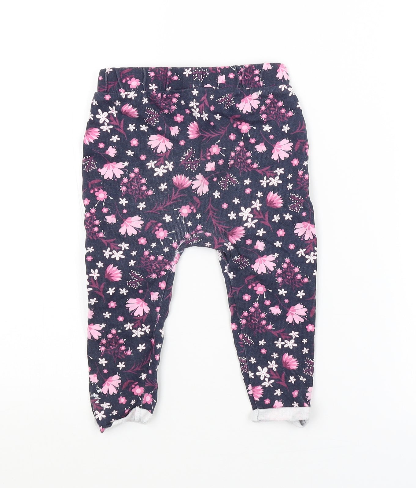 SO CUTE Girls Purple Flecked  Jogger Trousers Size 12-18 Months