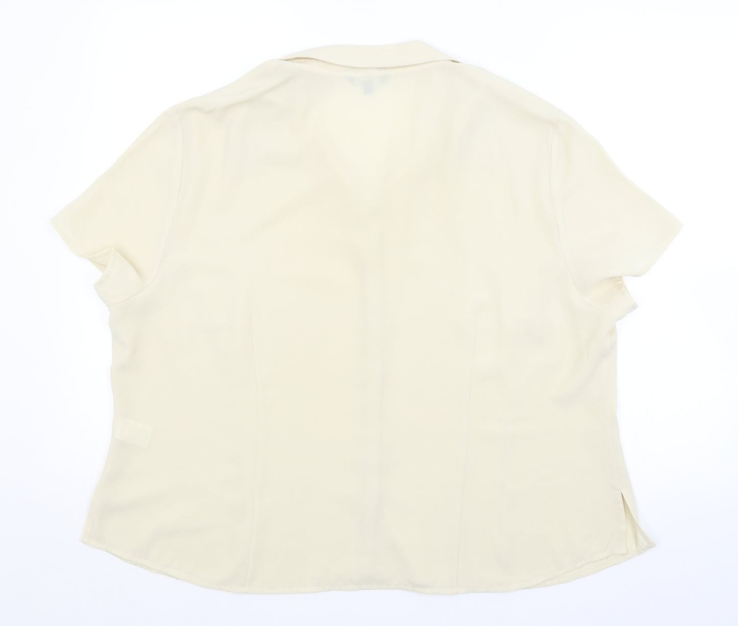 Debenhams Womens Beige   Basic Button-Up Size 22