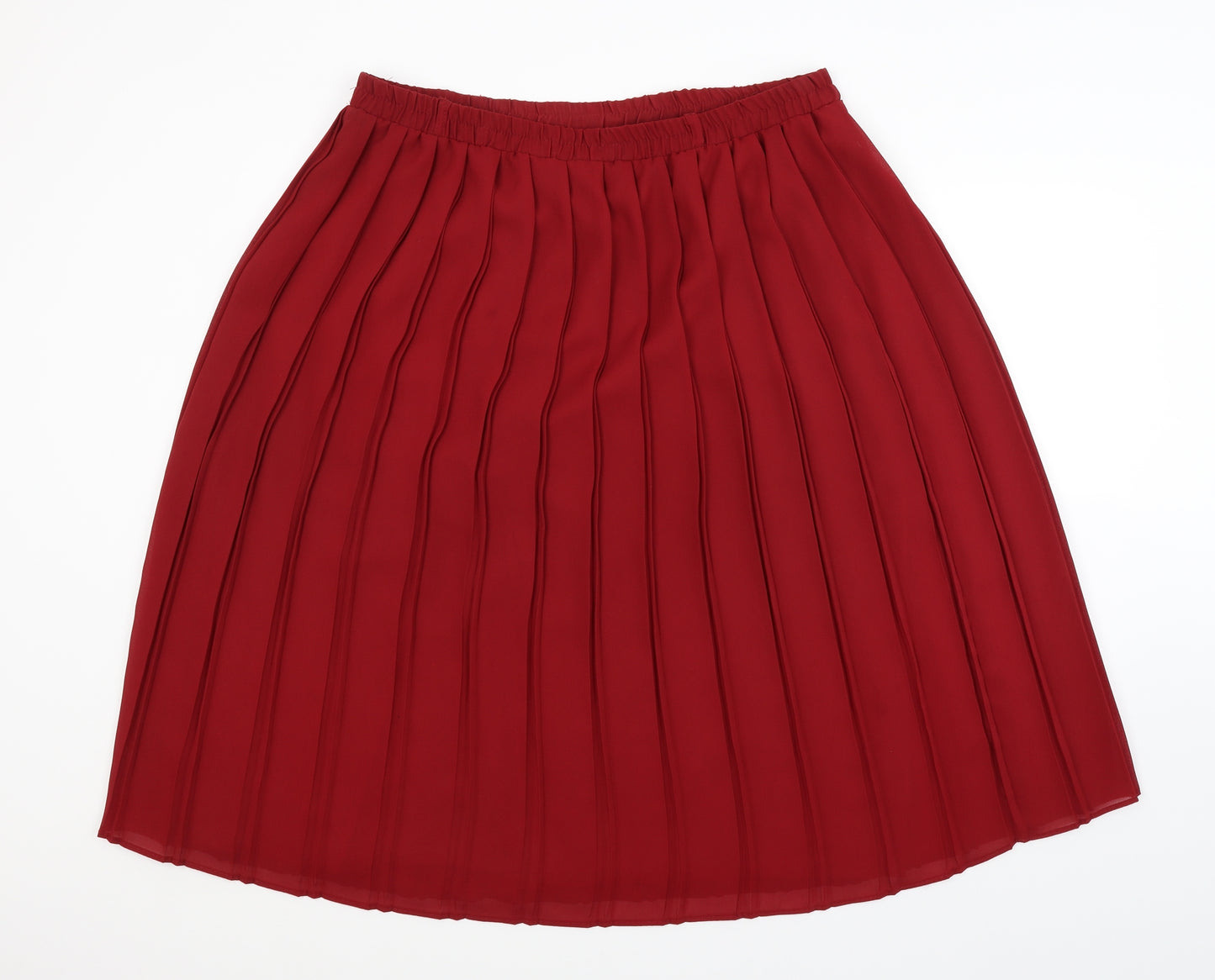 Preworn Womens Red   A-Line Skirt Size 22