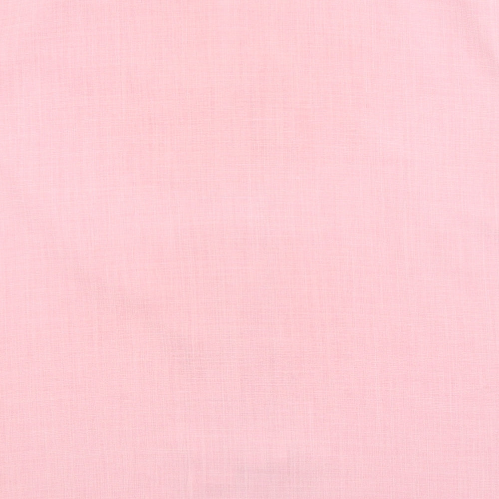 C COLLECTION Womens Pink   Basic Button-Up Size 22