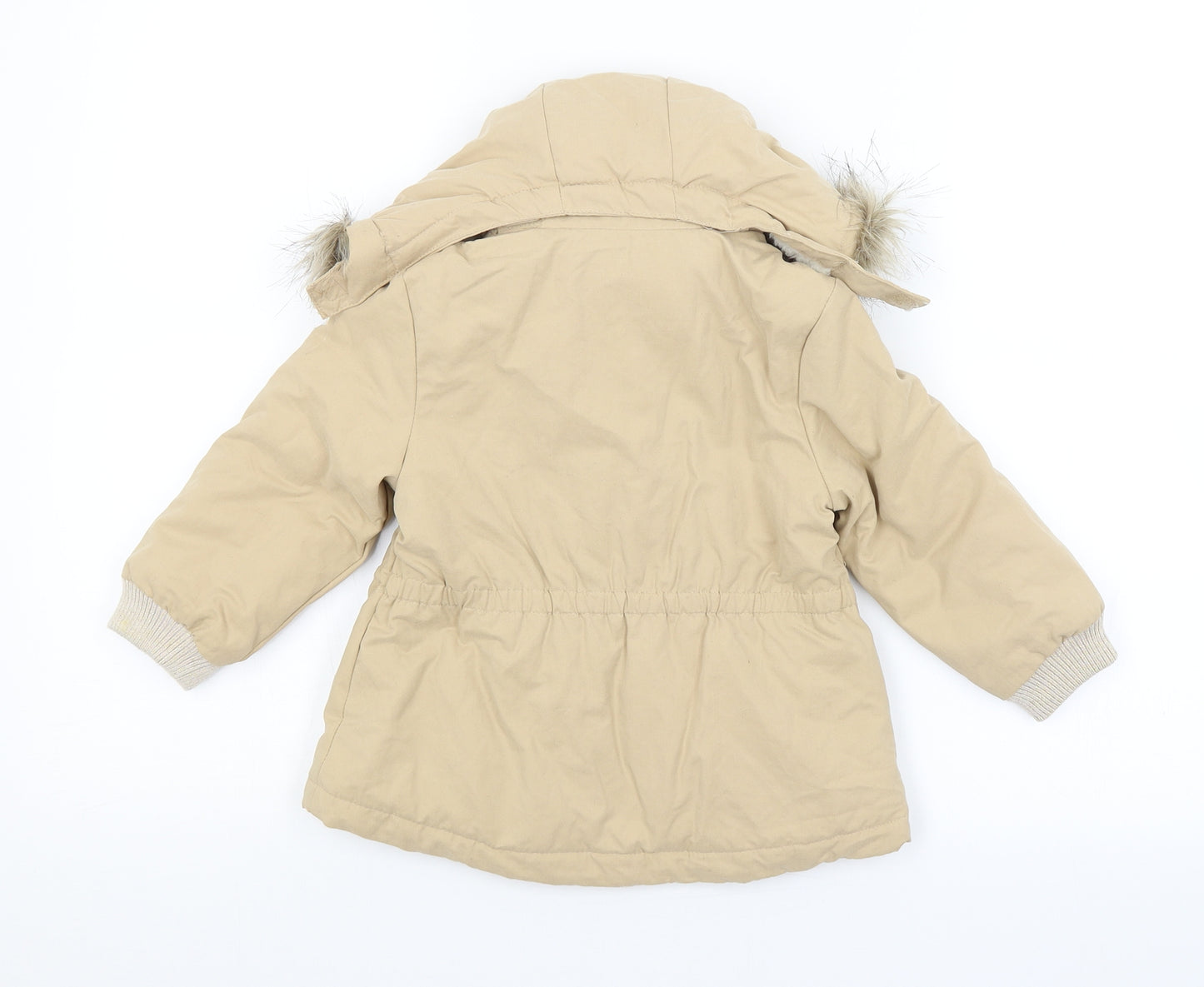 H&M Baby Beige   Basic Coat Coat Size 18-24 Months