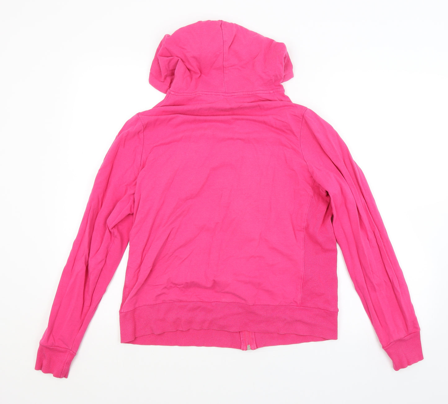 M&S Womens Pink   Full Zip Hoodie Size 16
