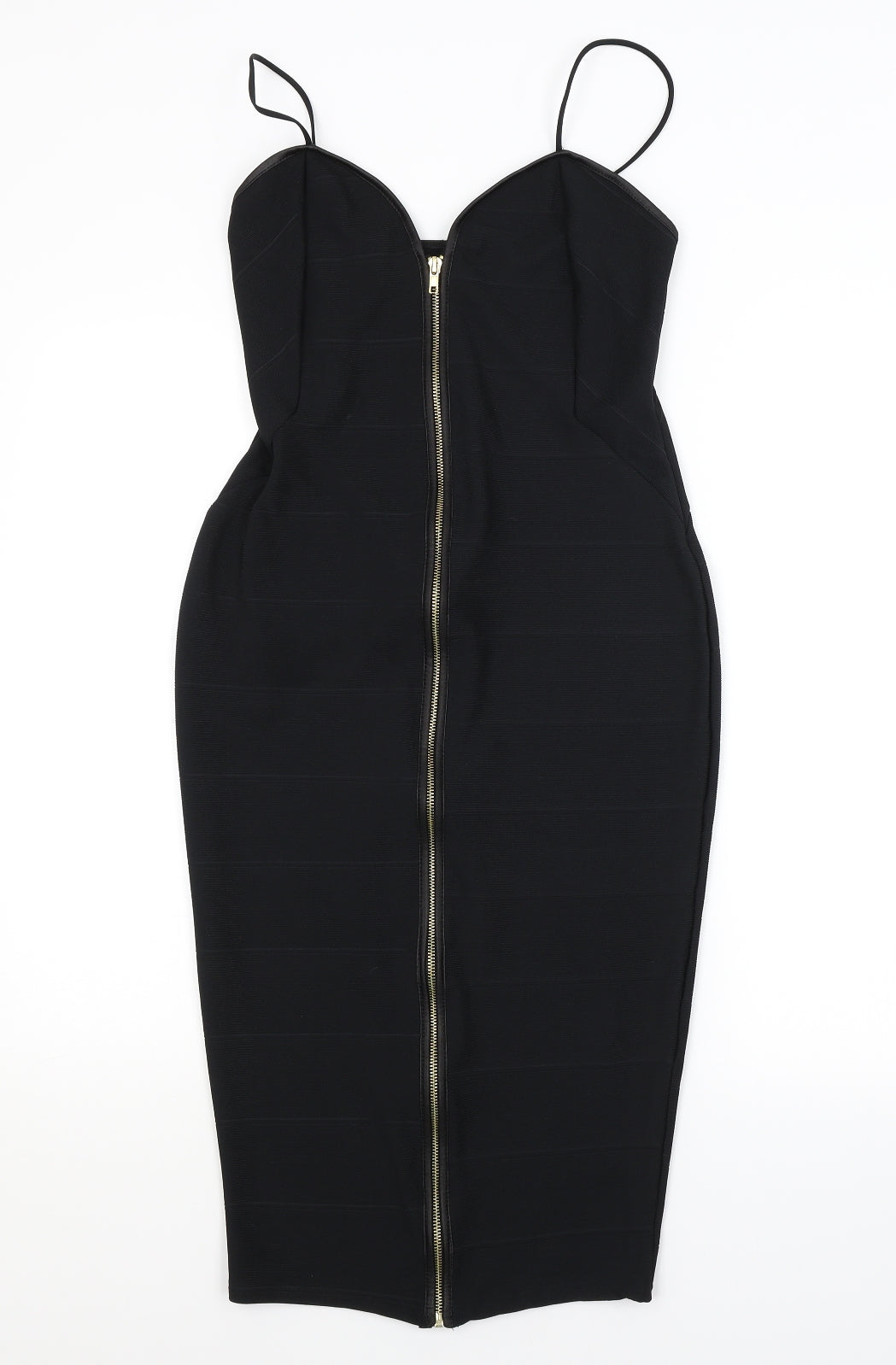 Boohoo Womens Black   Pencil Dress  Size 12