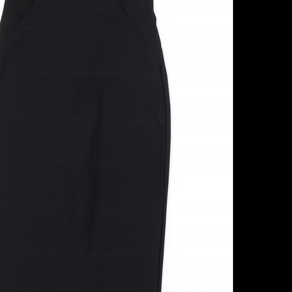 Boohoo Womens Black   Pencil Dress  Size 12