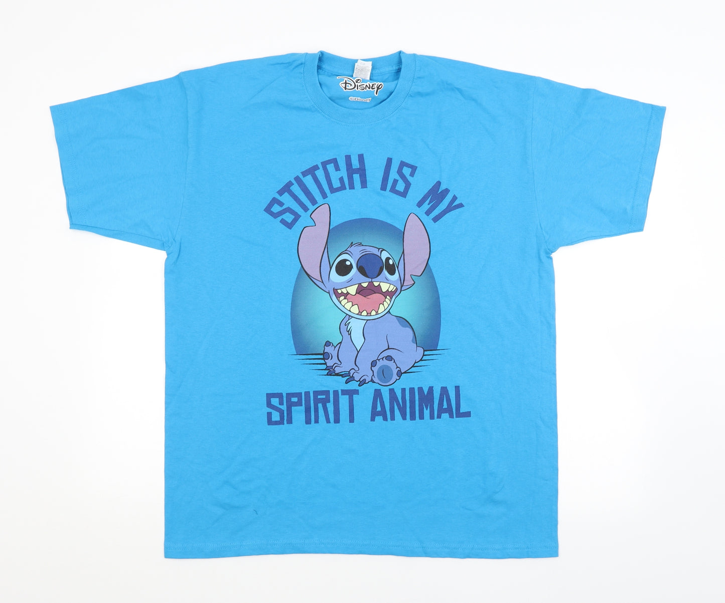 Disney Mens Blue    T-Shirt Size XL  - DISNEY, STITCH