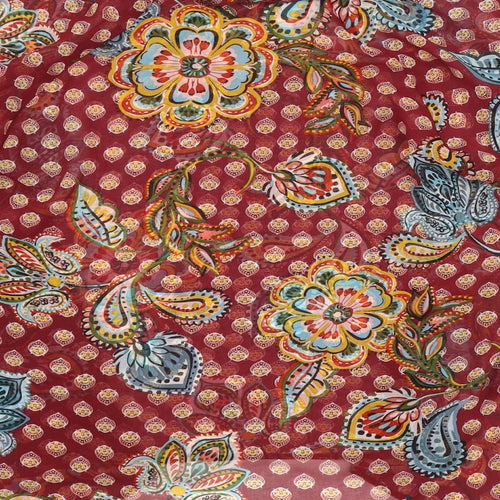 Papaya Womens Red Paisley  Basic Blouse Size 20