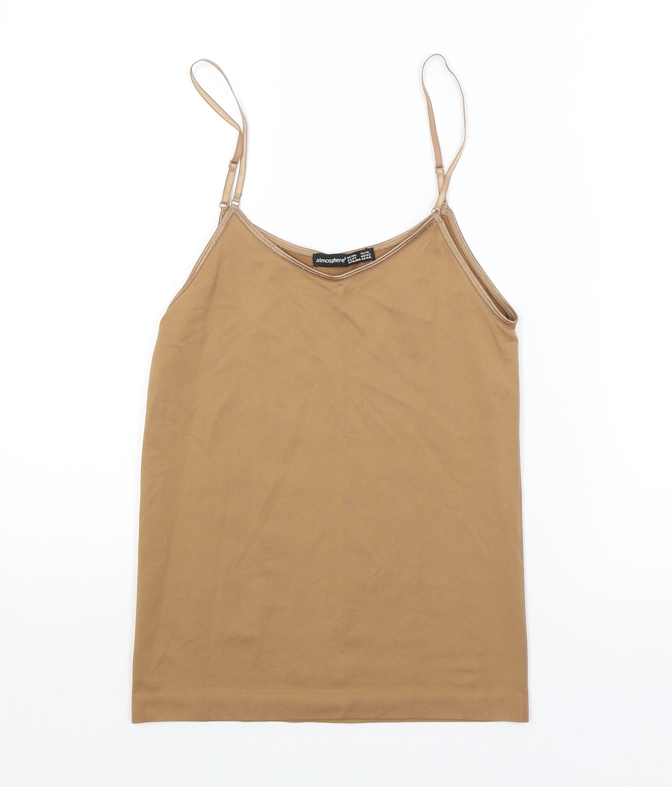 Atmosphere Womens Brown   Basic Tank Size 12