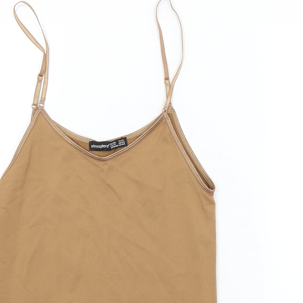 Atmosphere Womens Brown   Basic Tank Size 12