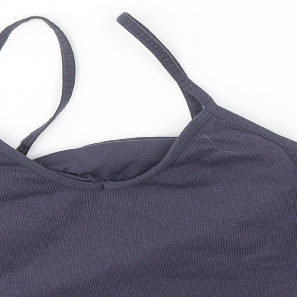 George Womens Blue   Cropped T-Shirt Size S