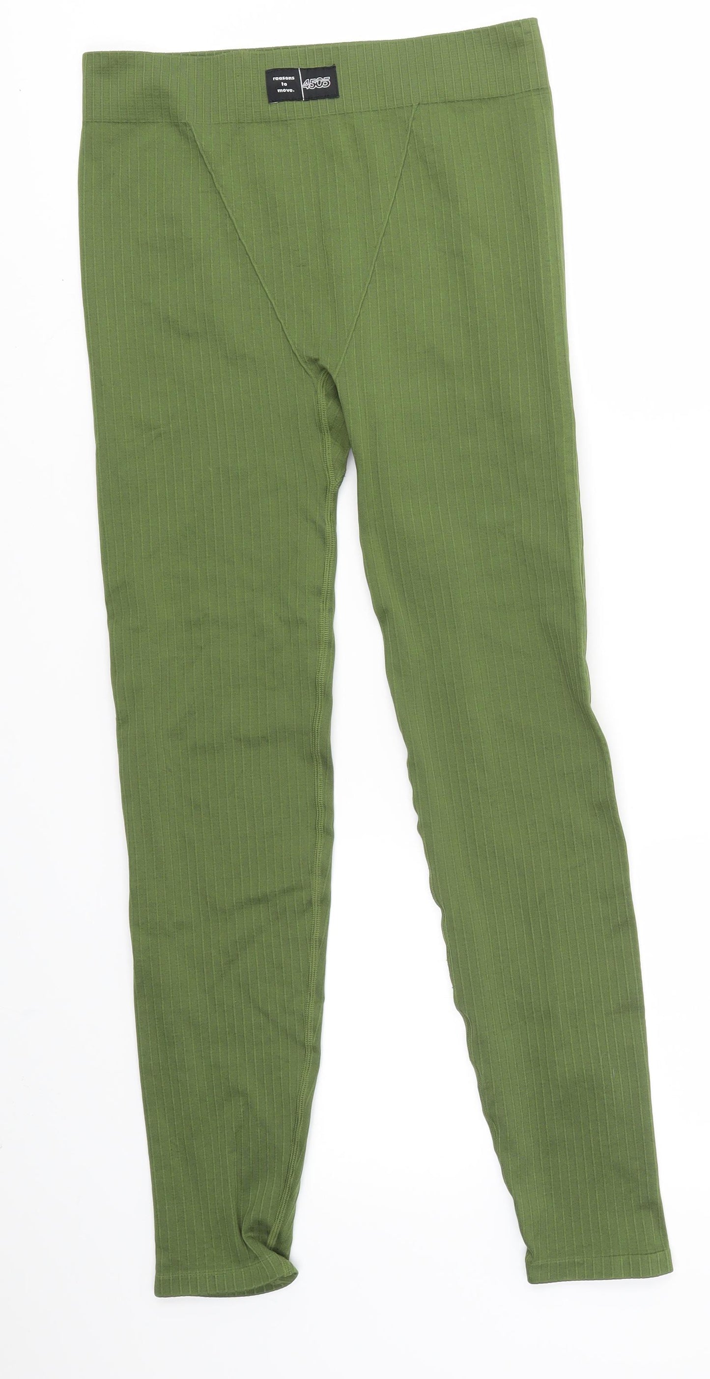 4505 Mens Green   Jogger Leggings Size S L6 in