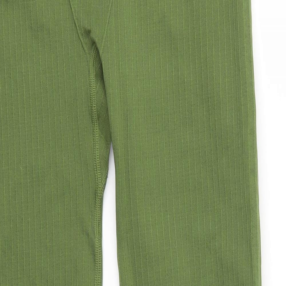 4505 Mens Green   Jogger Leggings Size S L6 in