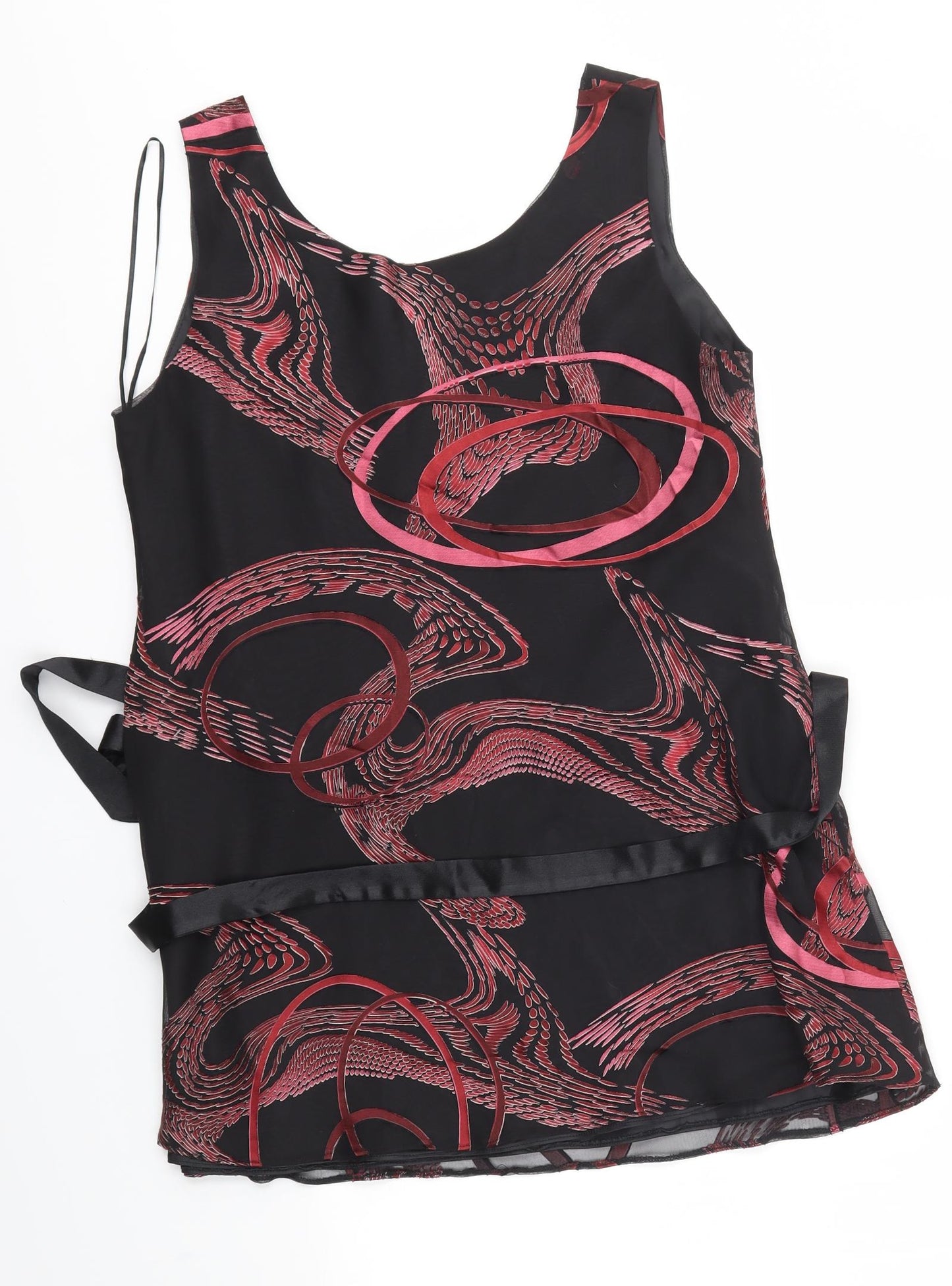 Prima Womens Black   Tank Dress  Size 14