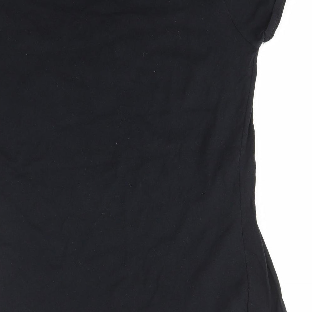 River Island Womens Black   Basic T-Shirt Size M