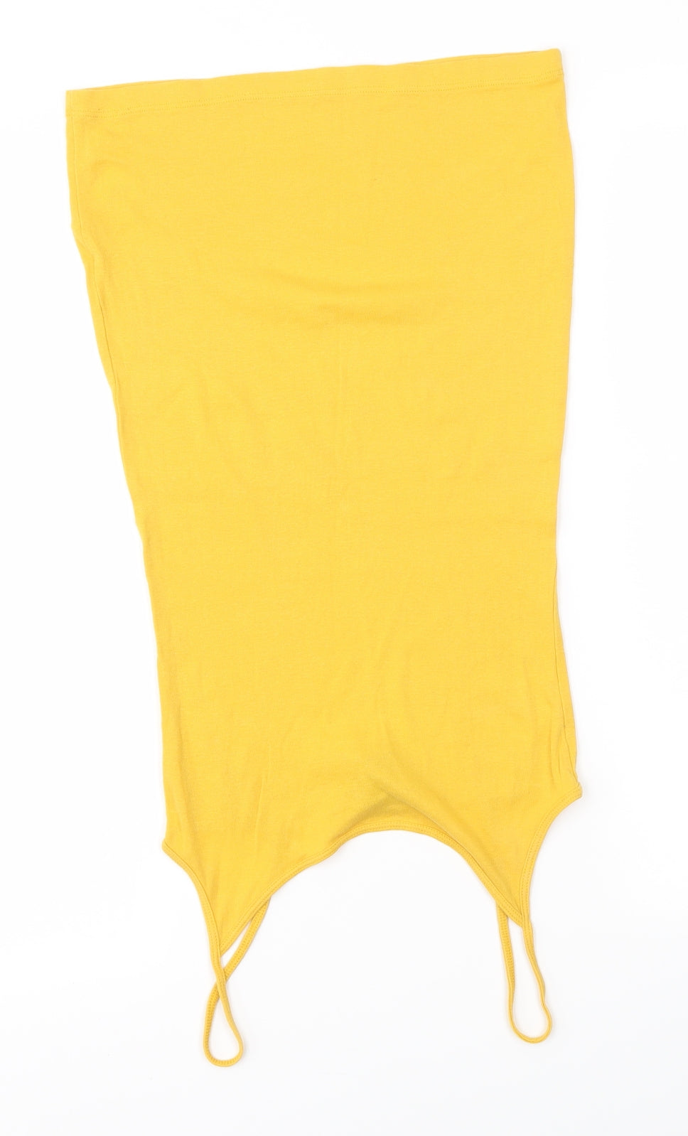 H&M Womens Yellow   Tank Dress  Size XS