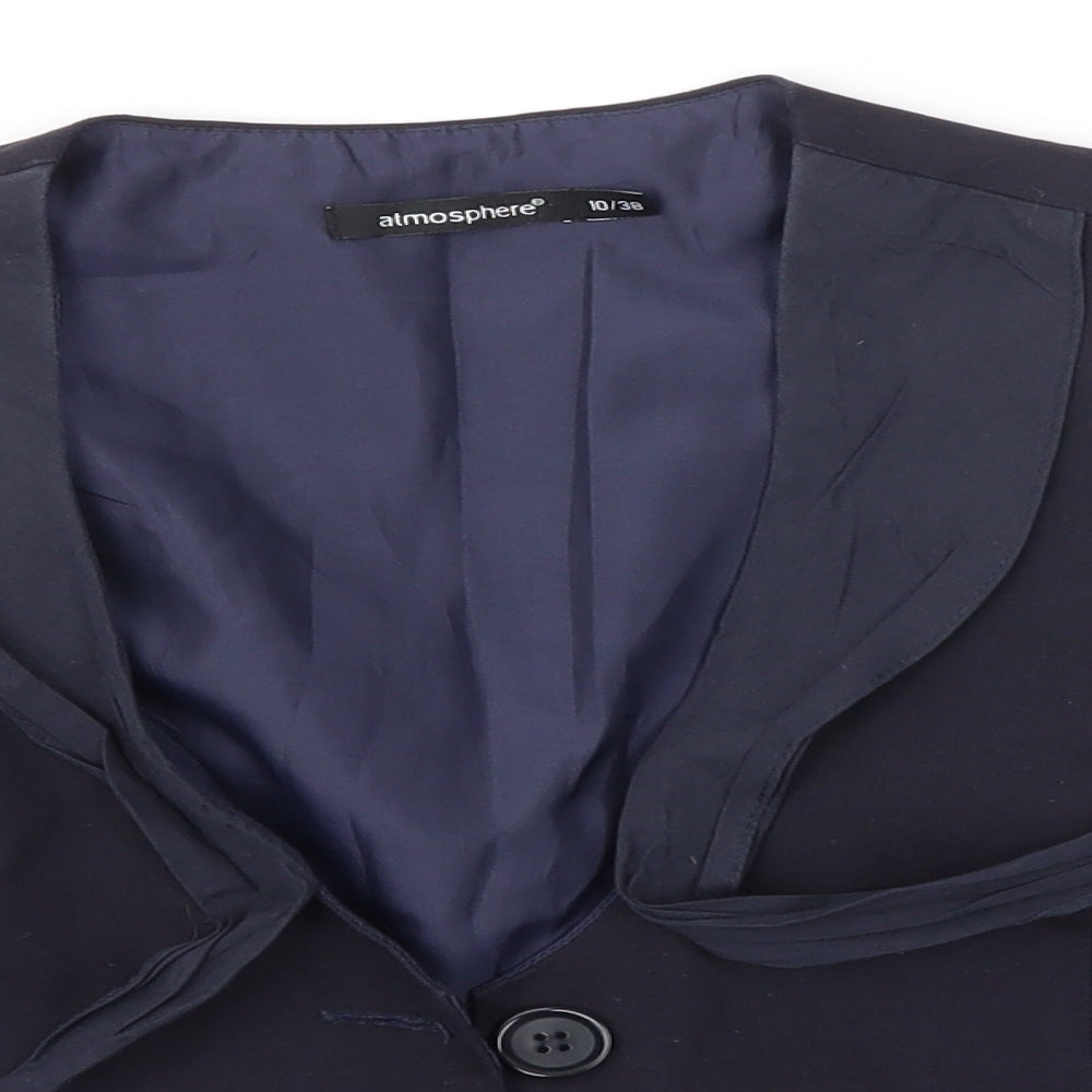 Primark Womens Blue   Jacket Waistcoat Size 10