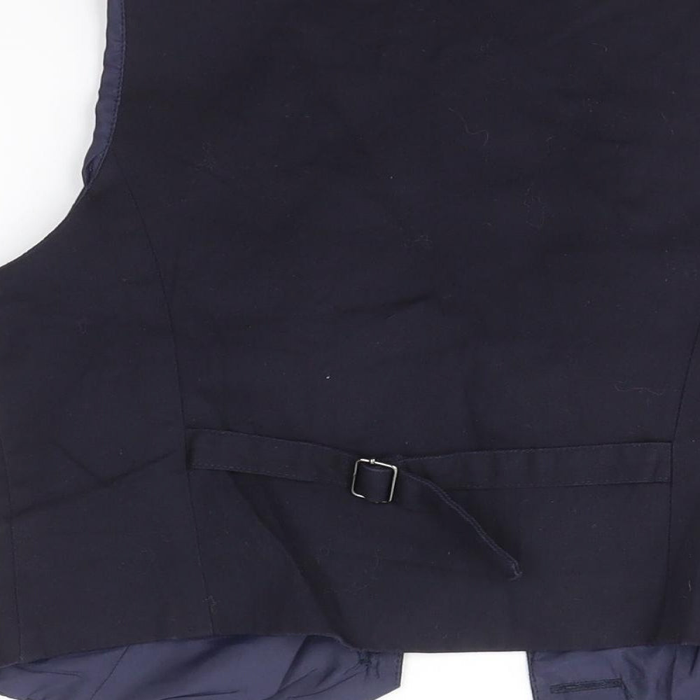 Primark Womens Blue   Jacket Waistcoat Size 10