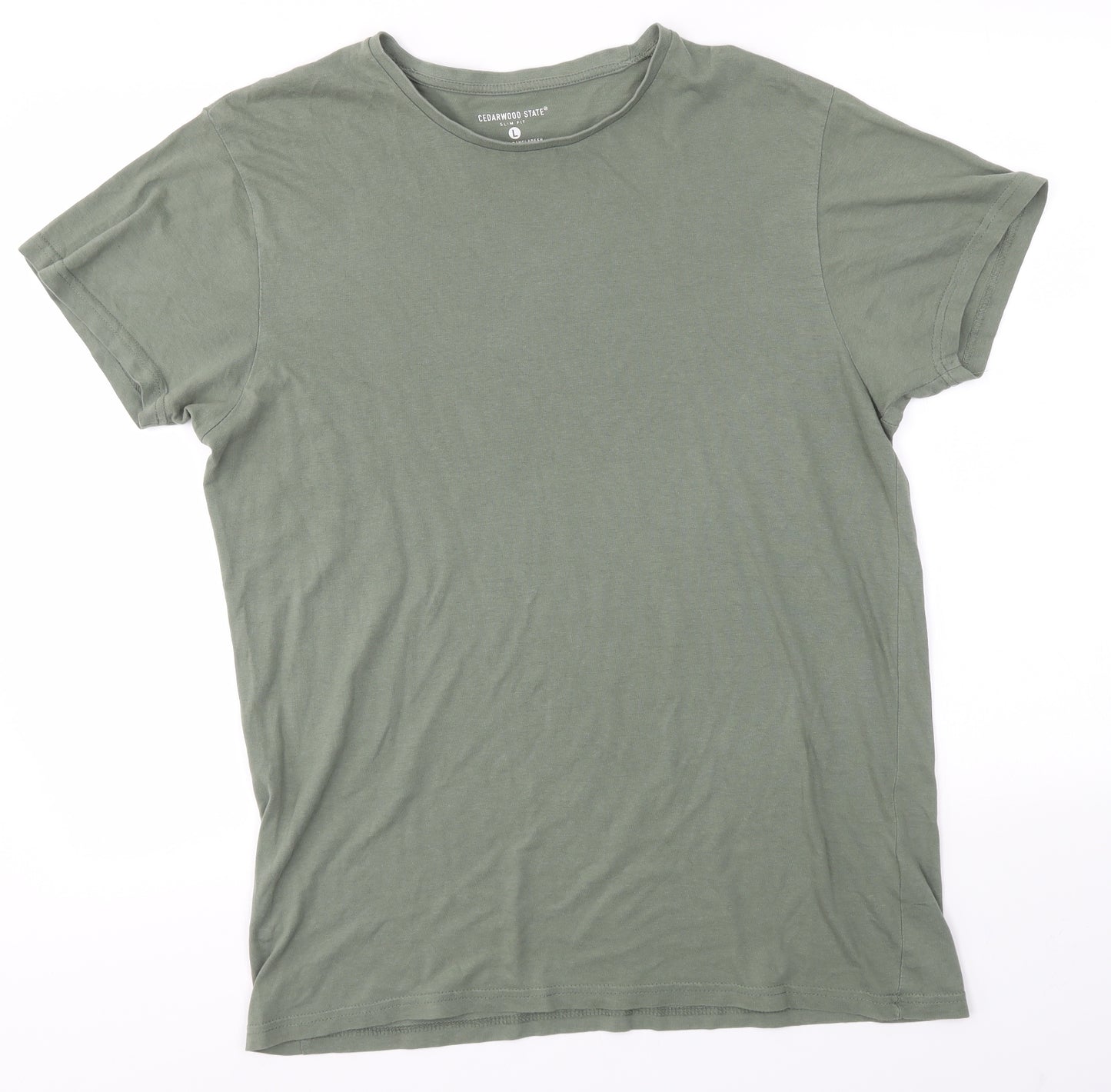 Primark Mens Green    T-Shirt Size L