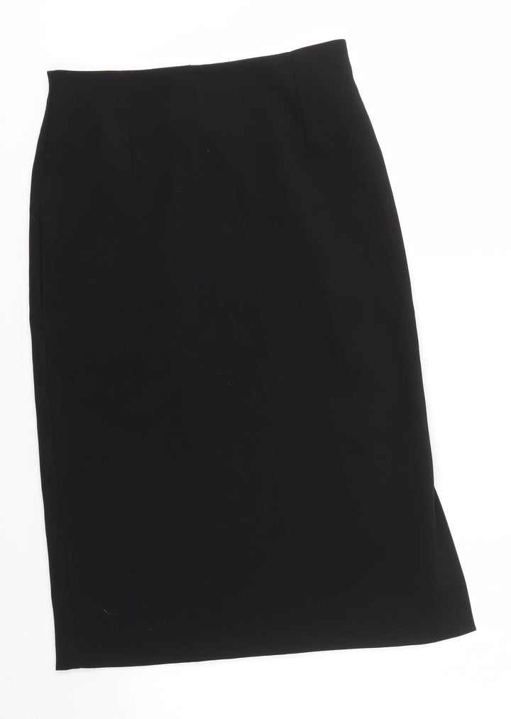 HYPHEN Womens Black Straight & Pencil Skirt Size 10