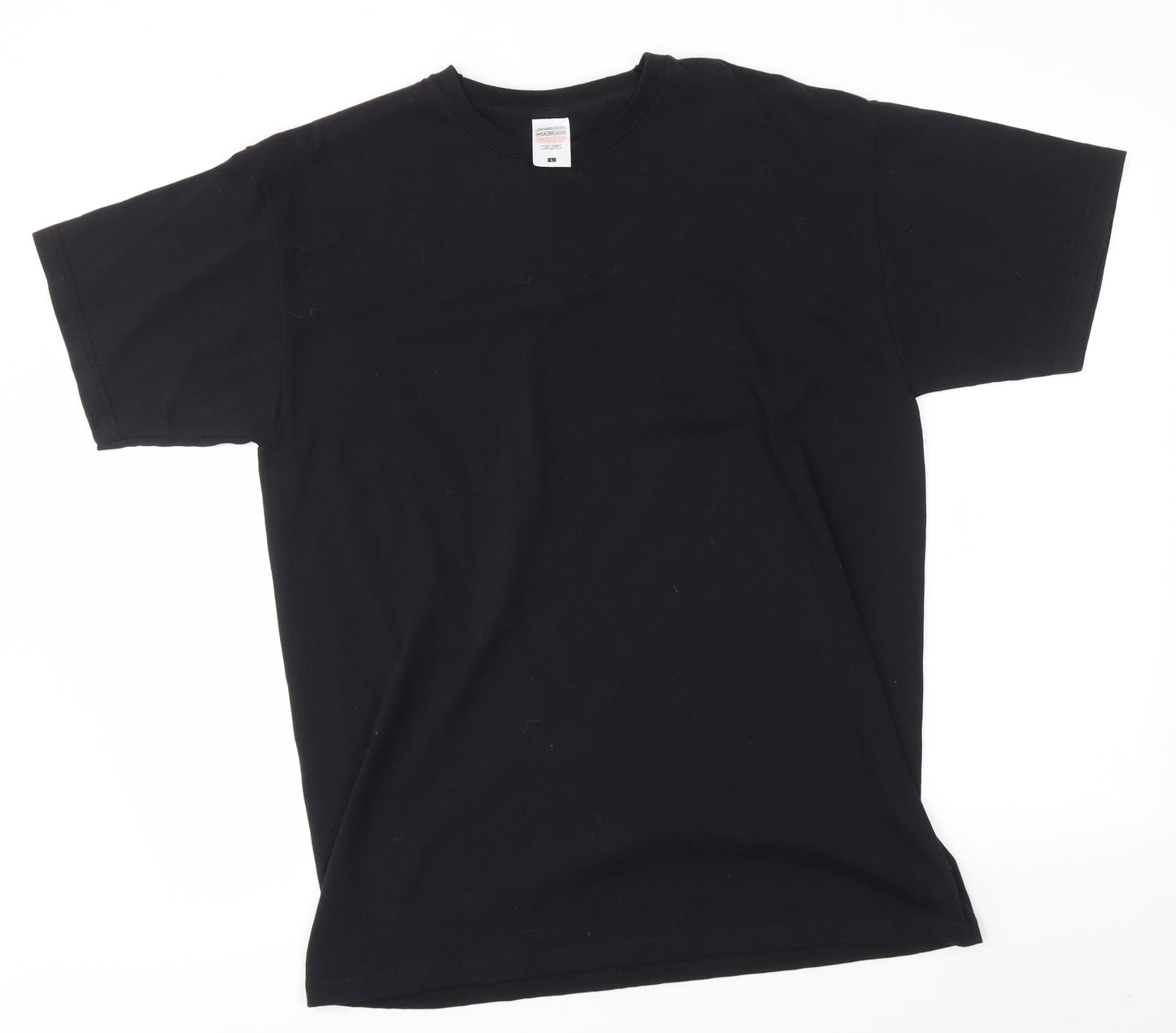 Fruit of the Loom Mens Black    T-Shirt Size L