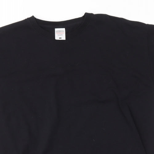 Fruit of the Loom Mens Black    T-Shirt Size L