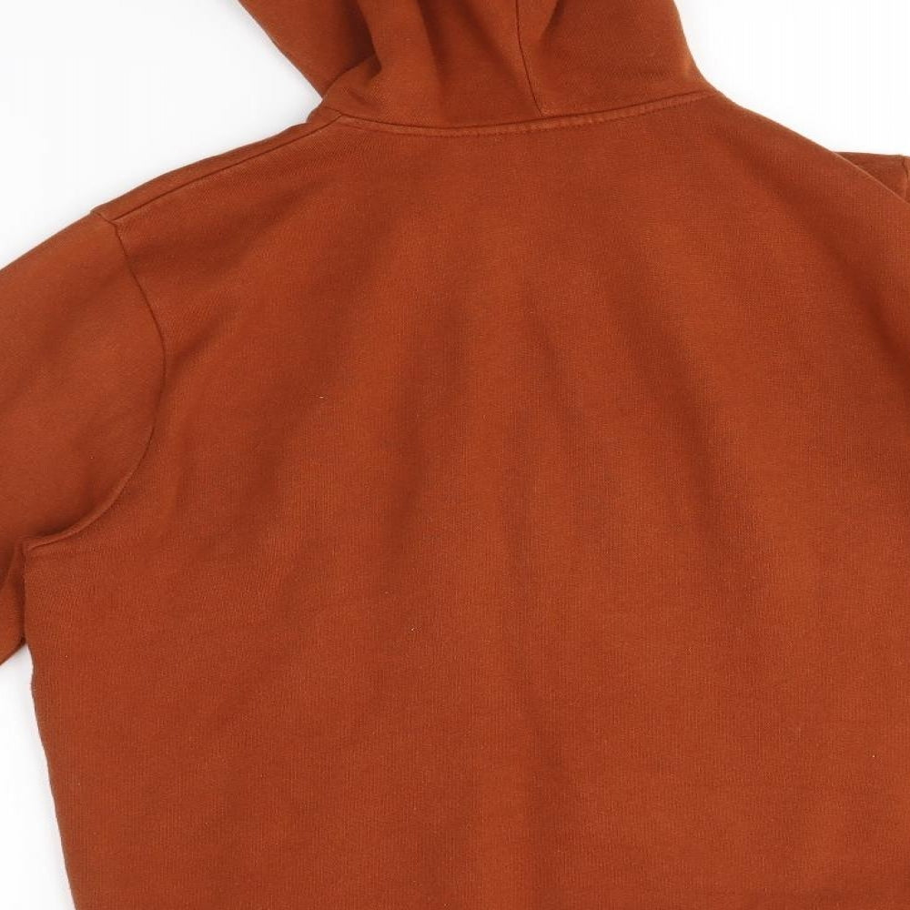 Topman Mens Brown   Full Zip Hoodie Size M