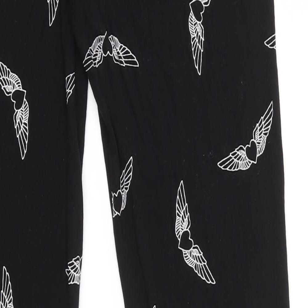 Select Womens Black   Jogger Leggings Size 12 L28 in