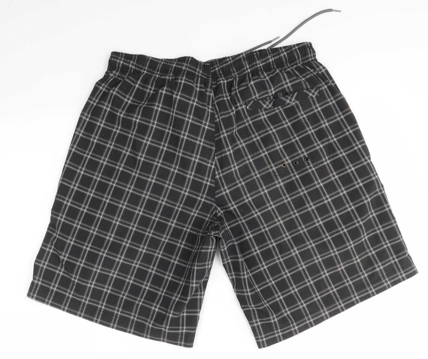 adidas Mens Grey Check  Sweat Shorts Size L