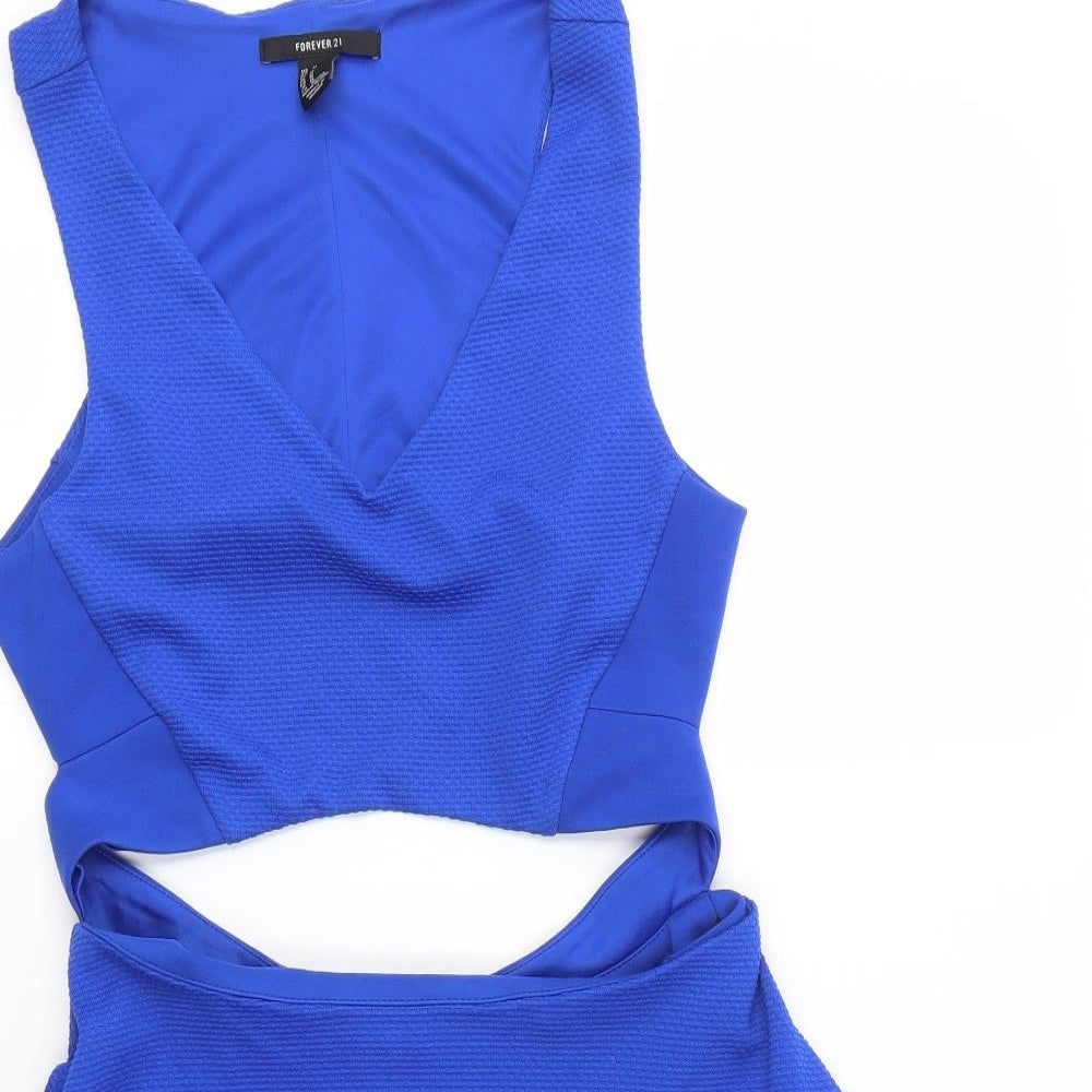 FOREVER 21 Womens Blue   A-Line  Size M