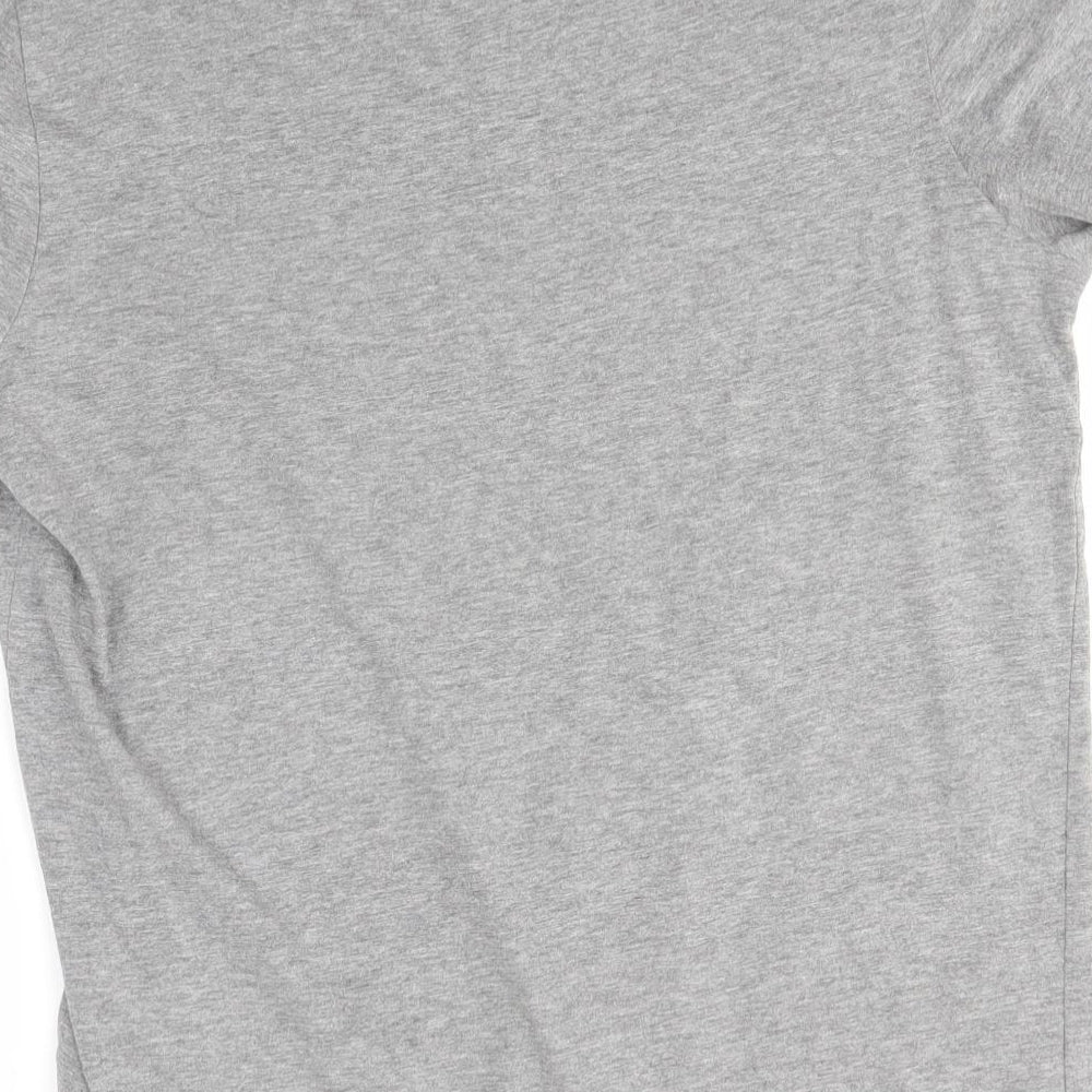 JACK & JONES Mens Grey    T-Shirt Size L