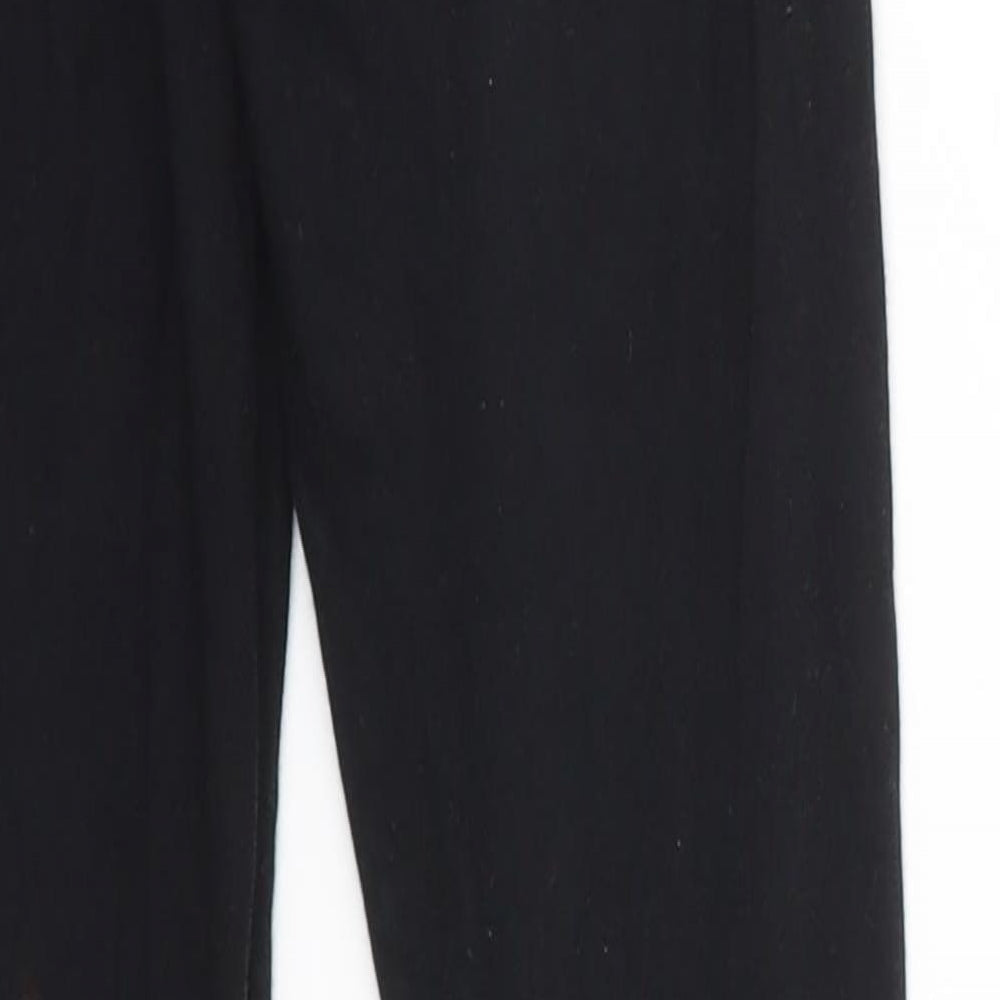 F&F Girls Black   Jogger Trousers Size 9-10 Years