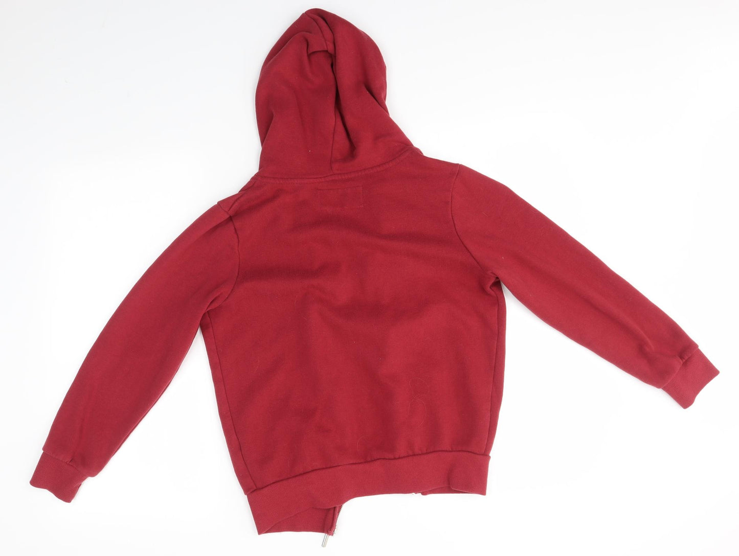 Primark Womens Red   Full Zip Hoodie Size 8