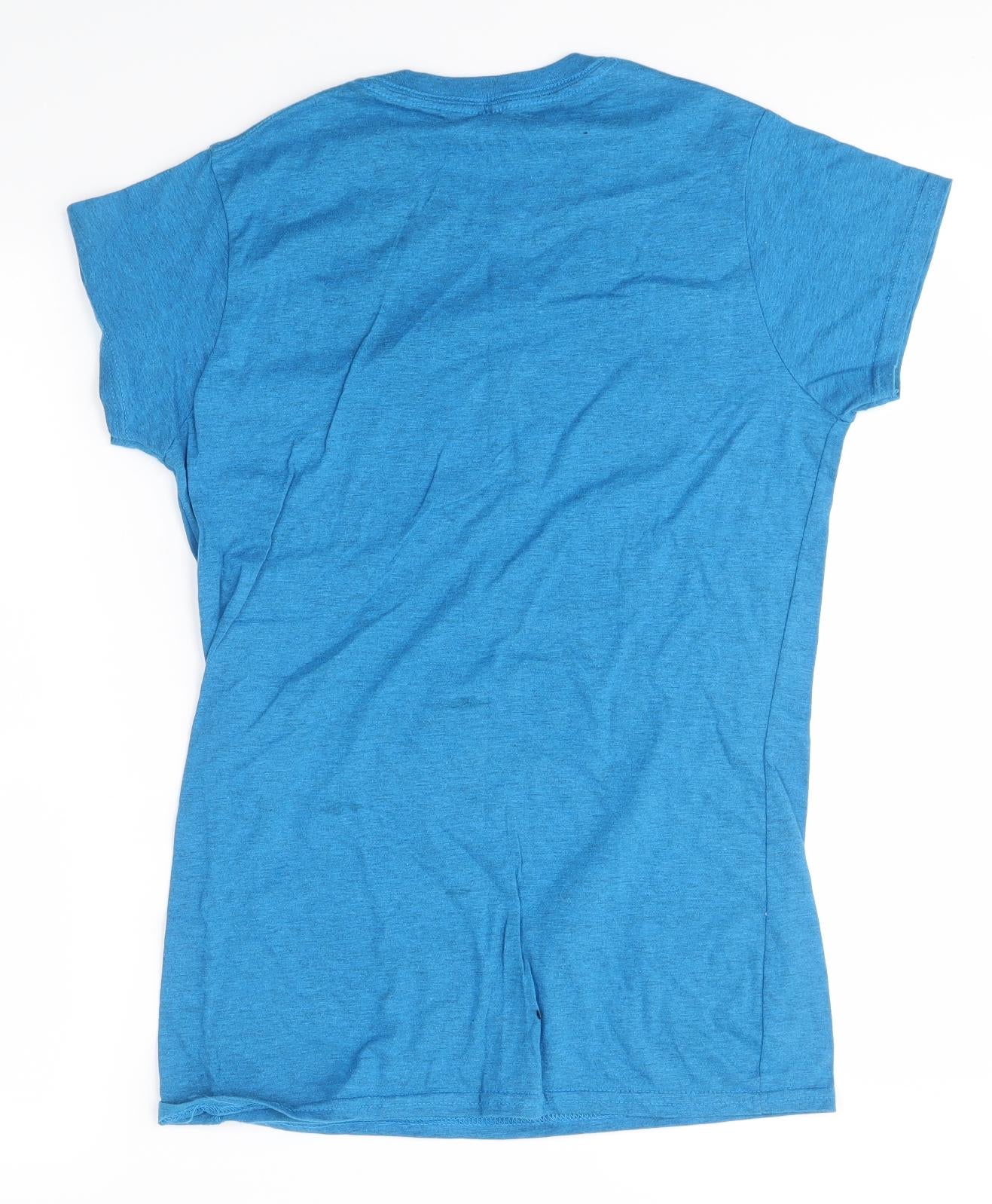 Gildan Womens Blue   Basic T-Shirt Size L