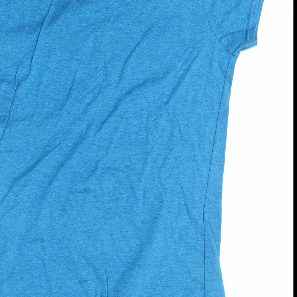 Gildan Womens Blue   Basic T-Shirt Size L