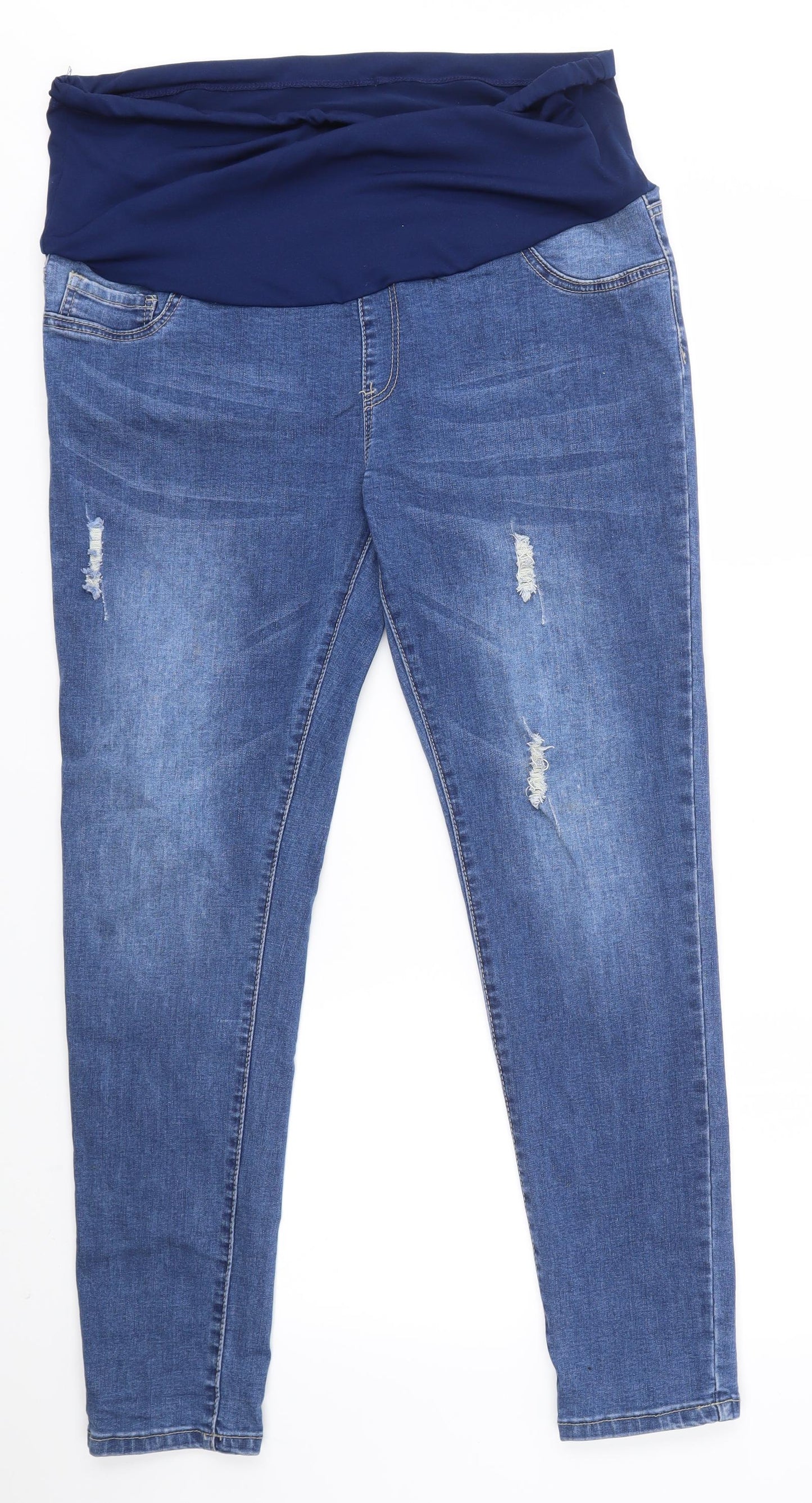 SheIn Womens Blue   Skinny Jeans Size XL L28 in