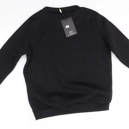 MISSFIGA Womens Black   Pullover Jumper Size M