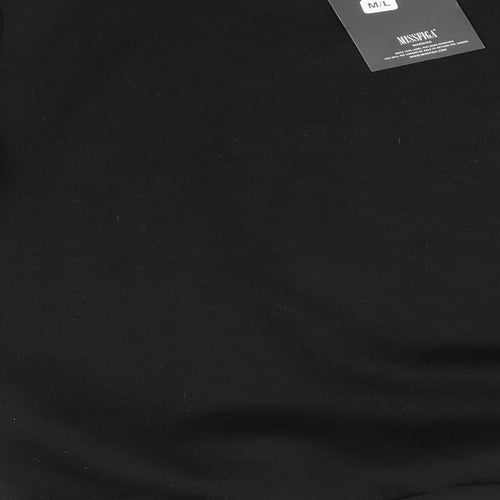 MISSFIGA Womens Black   Pullover Jumper Size M