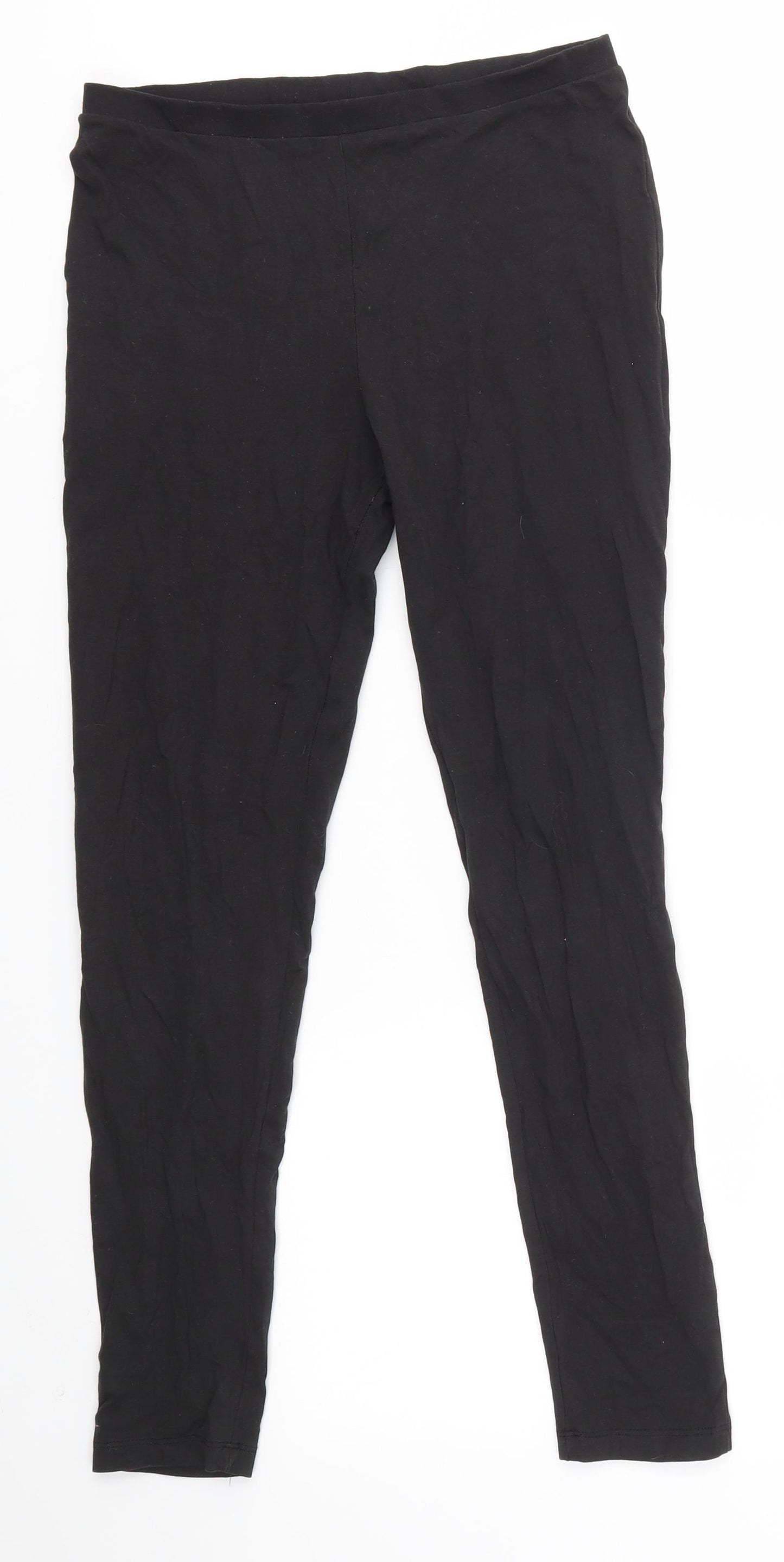 Primark Womens Black   Jogger Leggings Size 10 L26 in