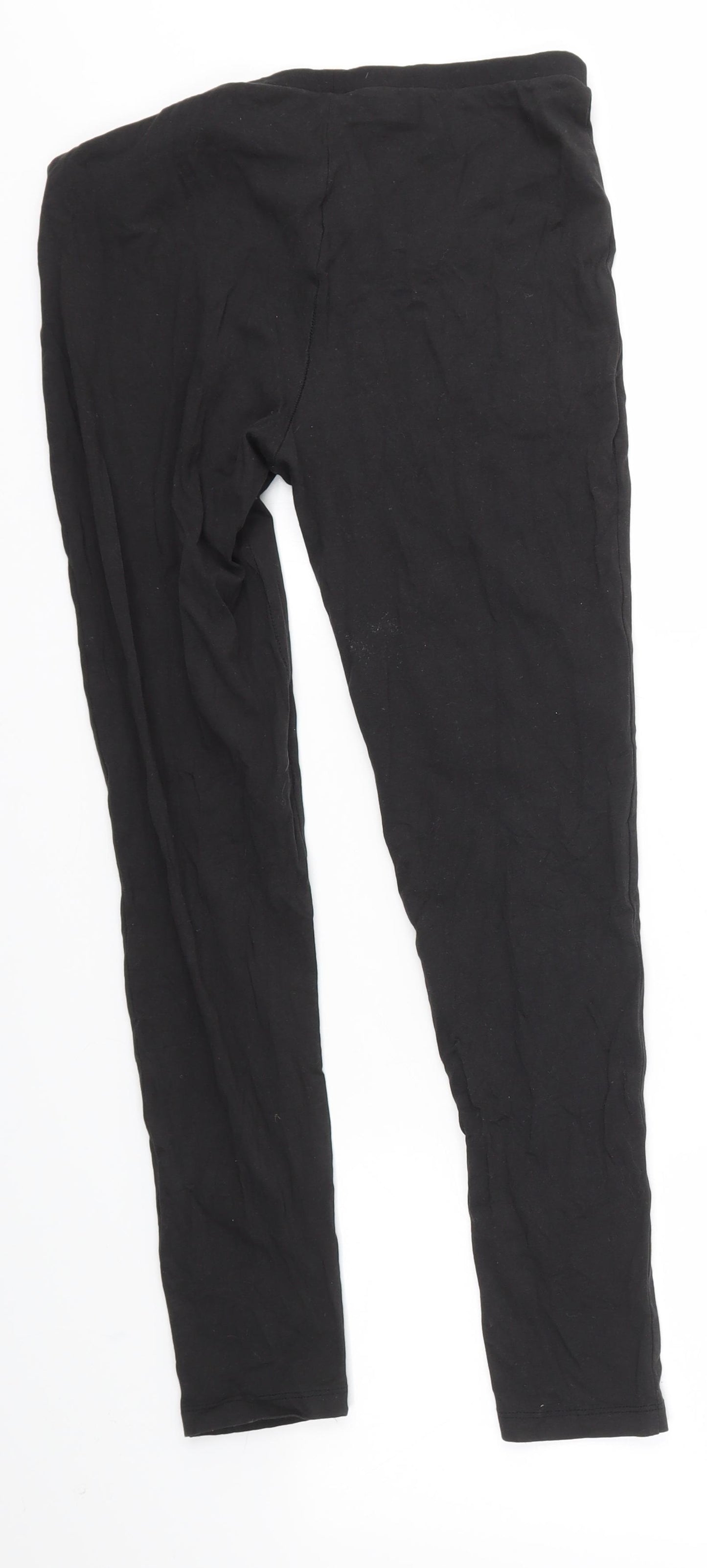Primark Womens Black   Jogger Leggings Size 10 L26 in