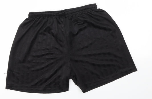 Winterbottom Mens Black   Sweat Shorts Size 32 in - SCHOOLWEAR PE