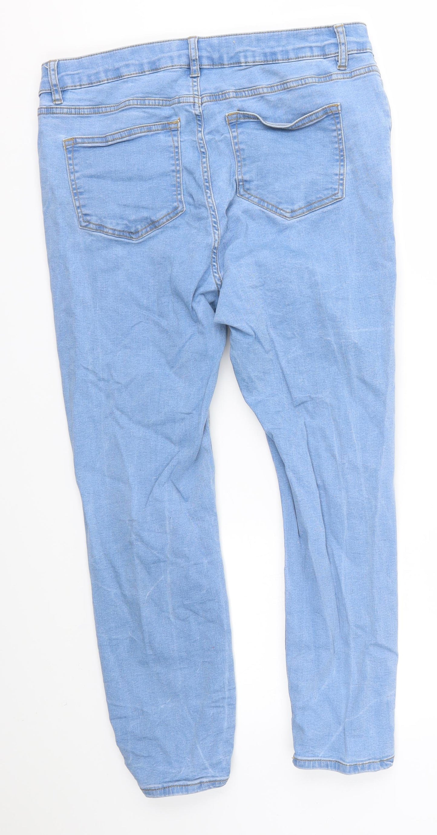 365 Denim Womens Blue   Skinny Jeans Size 14 L24 in