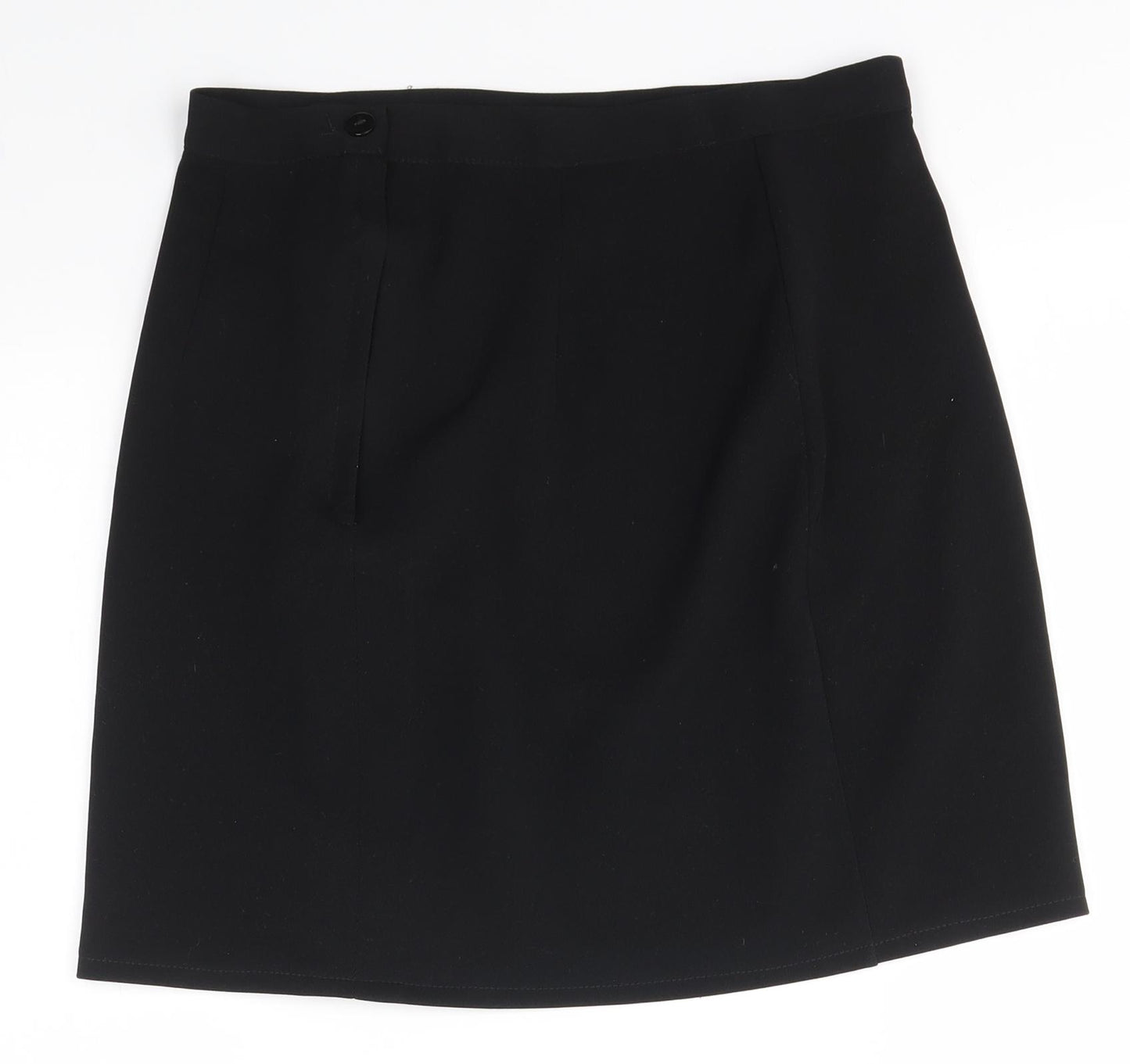 HENNES Womens Black   A-Line Skirt Size 12