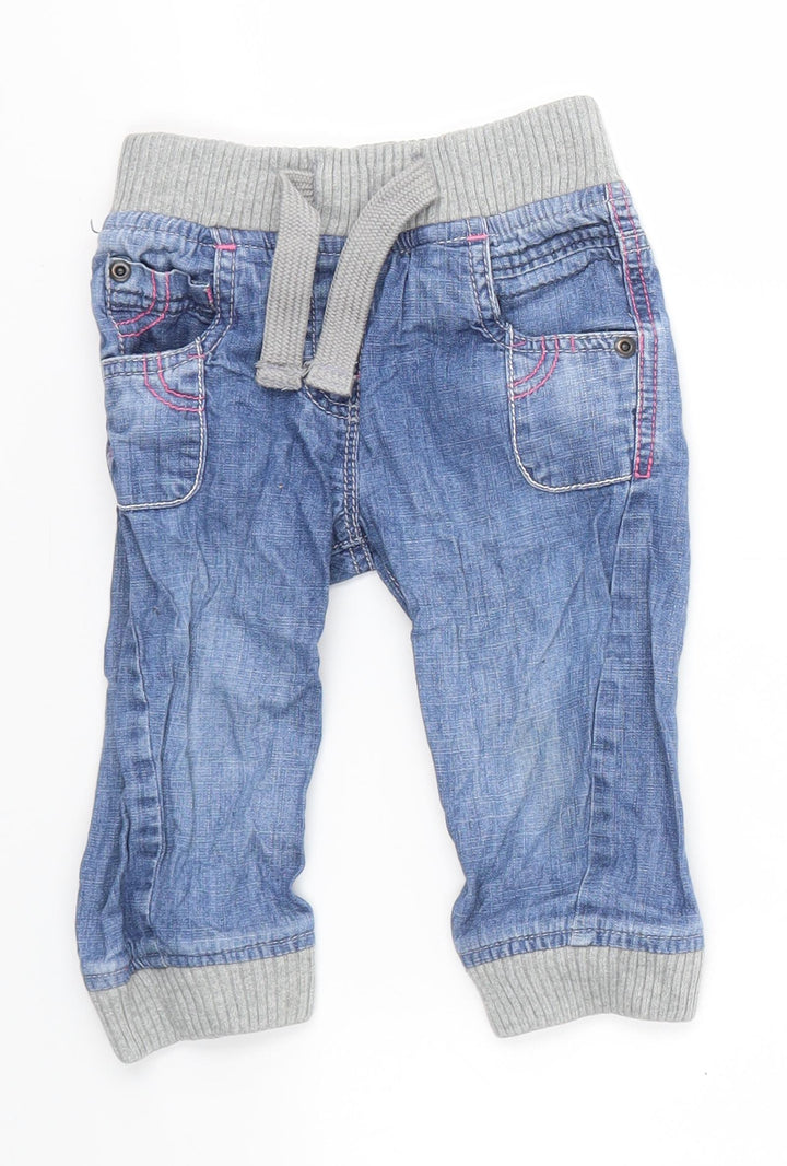 NEXT Baby Blue Jogger Jeans Size 9-12 Months