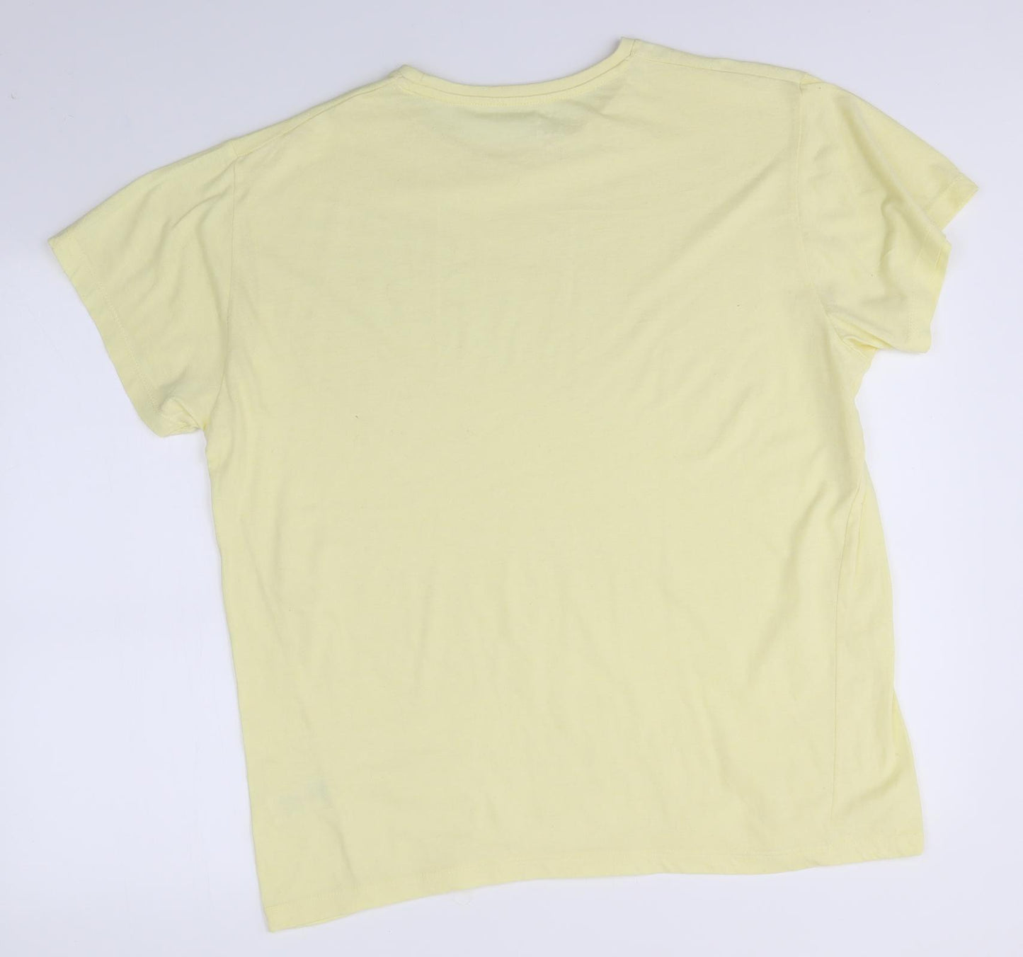 Primark Mens Yellow    T-Shirt Size L