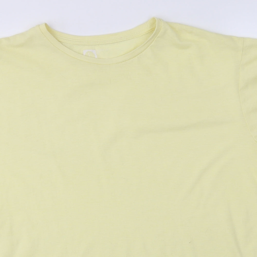 Primark Mens Yellow    T-Shirt Size L