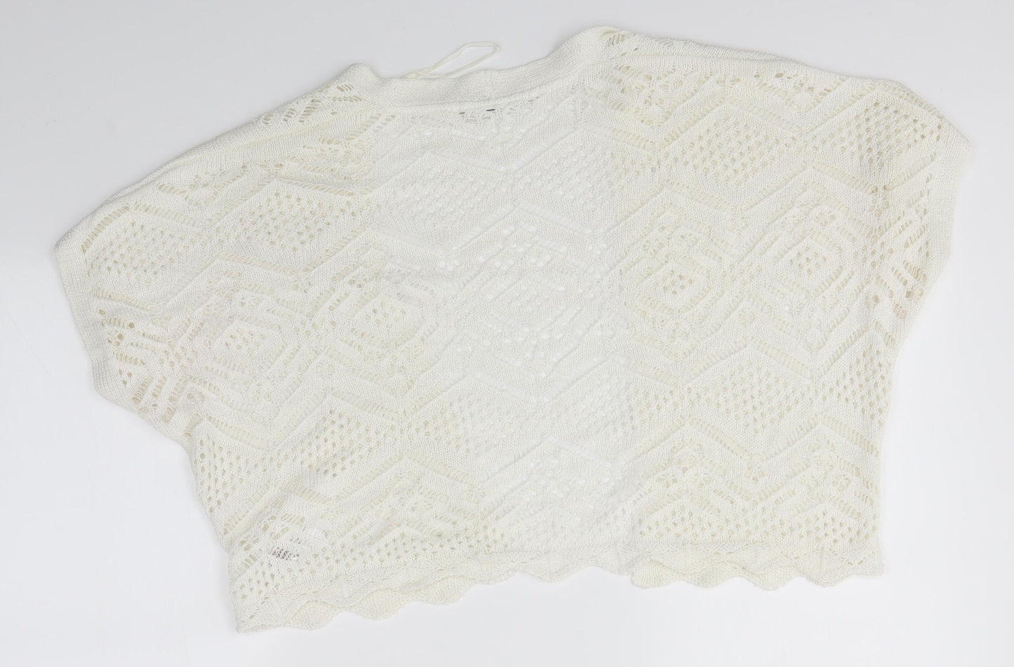 George Womens White   Cardigan Jumper Size S