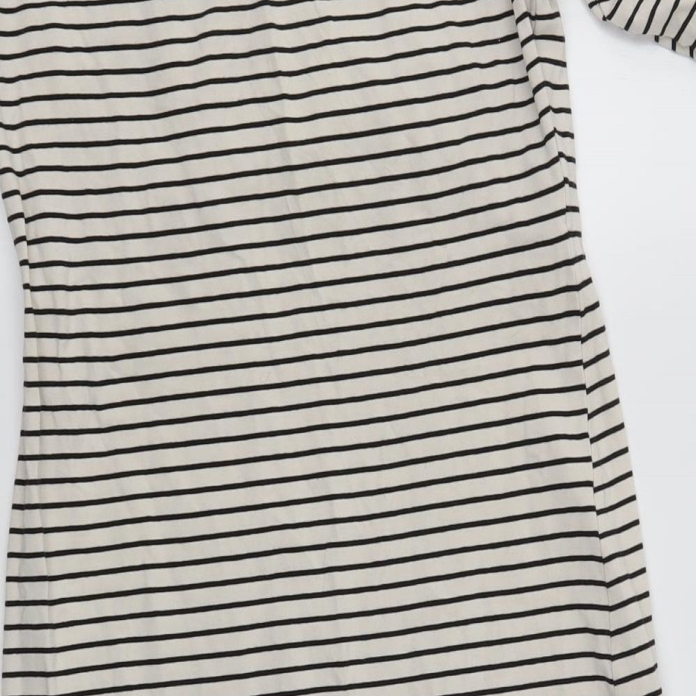 H&M Womens Multicoloured Striped  T-Shirt Dress  Size M