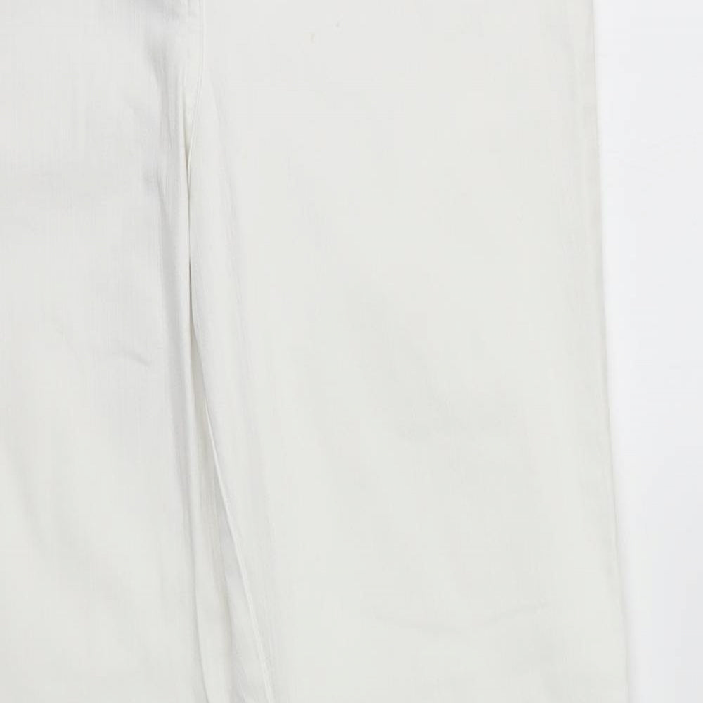 Matalan Womens White   Straight Jeans Size 12 L28 in